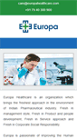 Mobile Screenshot of europahealthcare.com