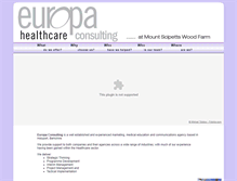Tablet Screenshot of europahealthcare.co.uk